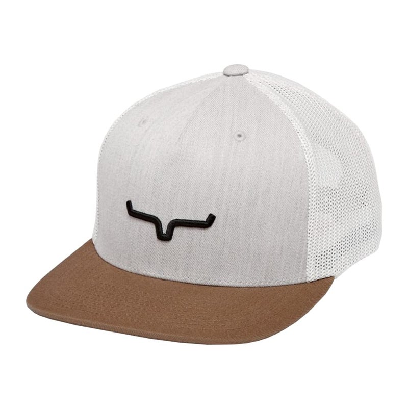 Kimes Ranch Unisex 5-Panel G & T Adjustable Cap/Oatmeal Heather - Image 1
