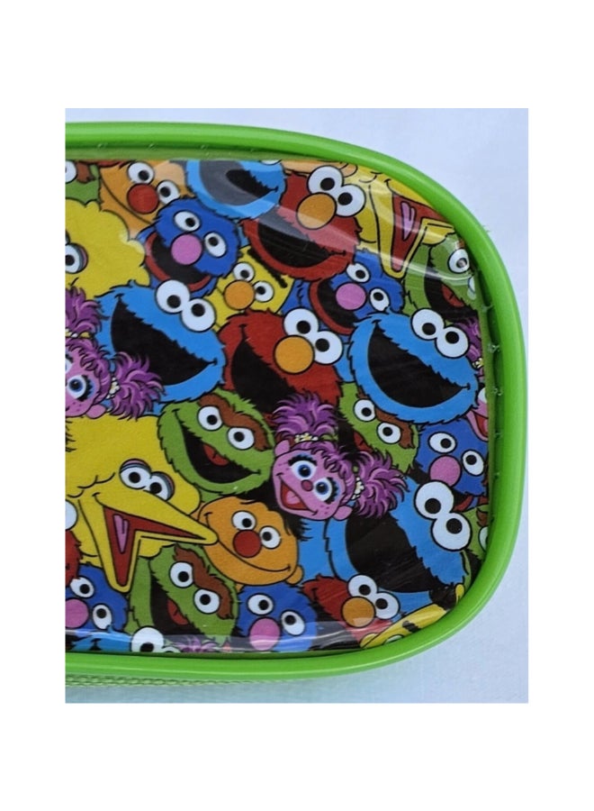 سيسامي ستريت مقلمة بسحّاب للأقلام الرصاص عالية الجودة ألوان متعددة 16.5 x 26 x 20 سم AA02120 - Image 2