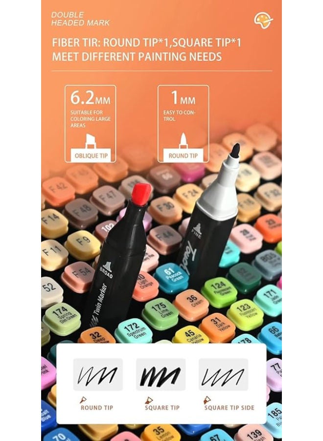 Touch 24 Pcs Art Marker Pen Set - Image 3