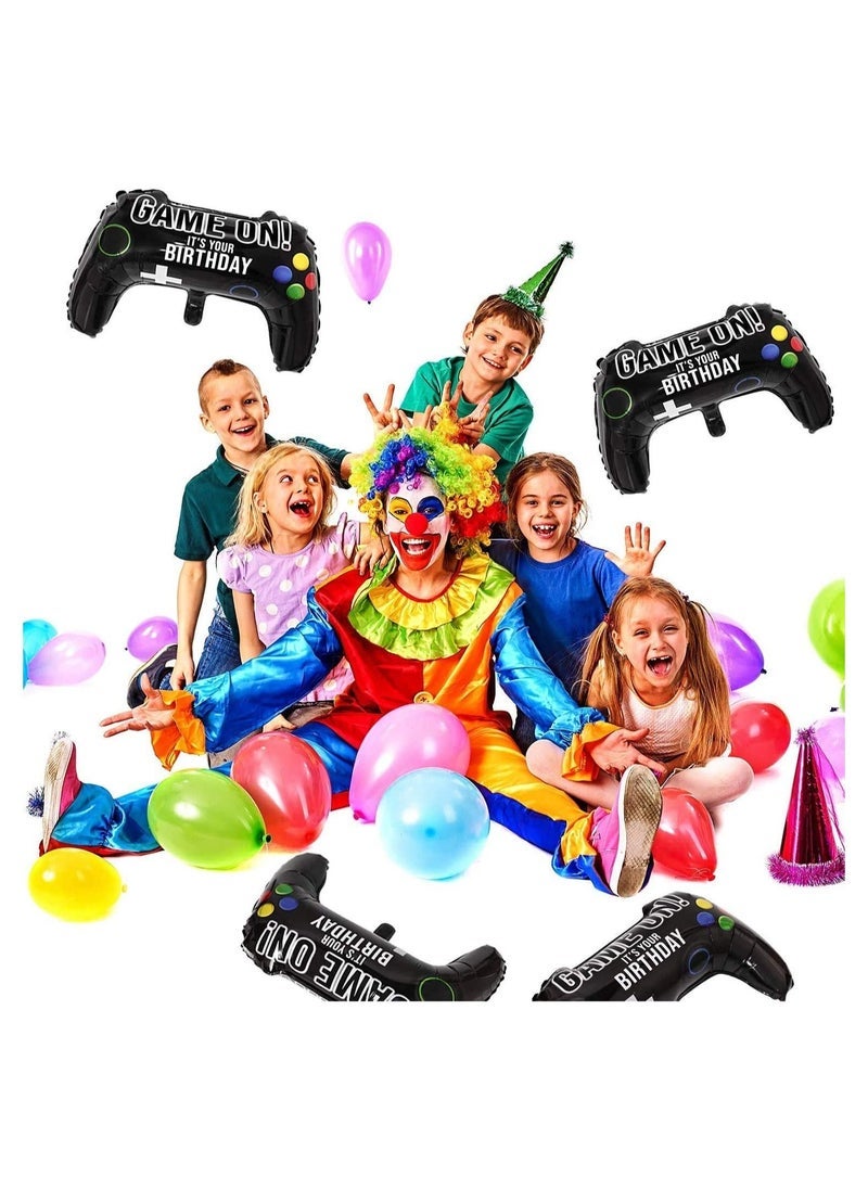 JOLLITY LLC Video Game Party Balloon 23.6 x 15.7 Inch Game on Balloon Controller Aluminum Foil for Birthday Party and Game Party Decoration (4 pcs) - Image 3