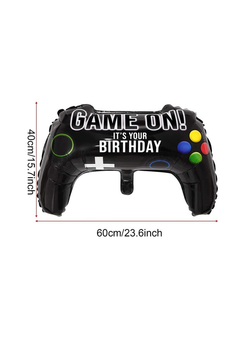 JOLLITY LLC Video Game Party Balloon 23.6 x 15.7 Inch Game on Balloon Controller Aluminum Foil for Birthday Party and Game Party Decoration (4 pcs) - Image 2