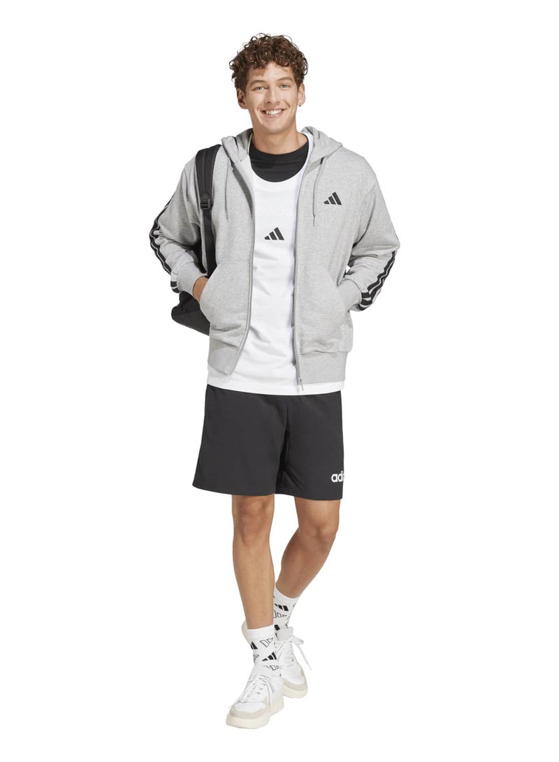 Adidas Essentials Three Stripes French Terry Fullzip Hoodie - Image 4