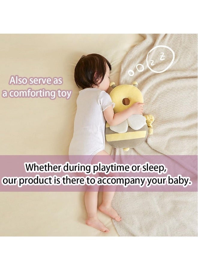 Toddler Baby Protection Backpack Wear, Baby Walker Head Protector, Head Protector Pad Safety Cushion for Crawling Walking, Baby Essentials Infant Toys Baby Boy Girl Gifts, Grey Koala - Image 3