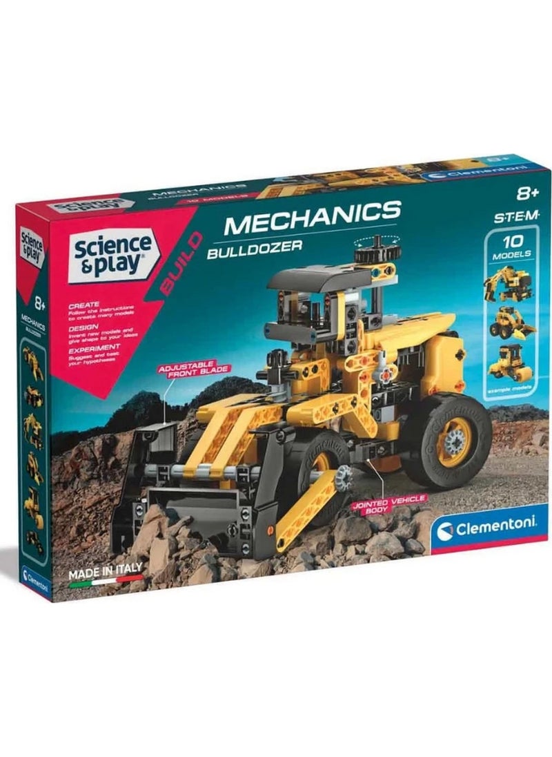 Toyfest - Mechanical Lab Bulldozer Multi-Part Science Building Toy - Image 1
