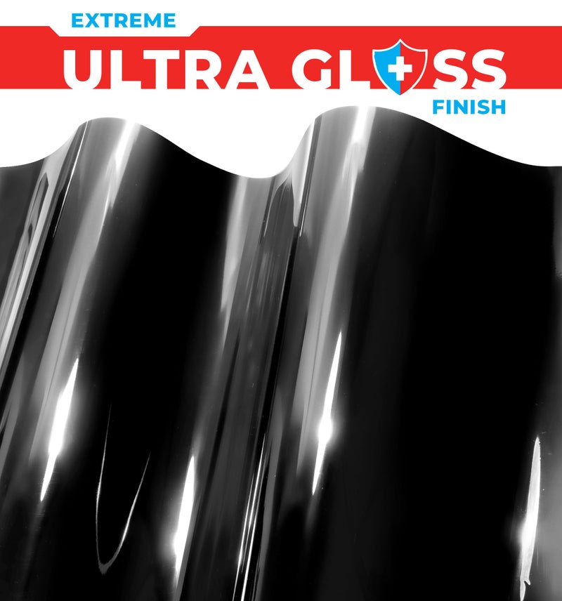 VViViD ColorFusion PPF by VViViD, Gloss Piano Black Dry Apply PPF Vinyl Car Wrap Roll 1.3ft x 5ft - Image 5