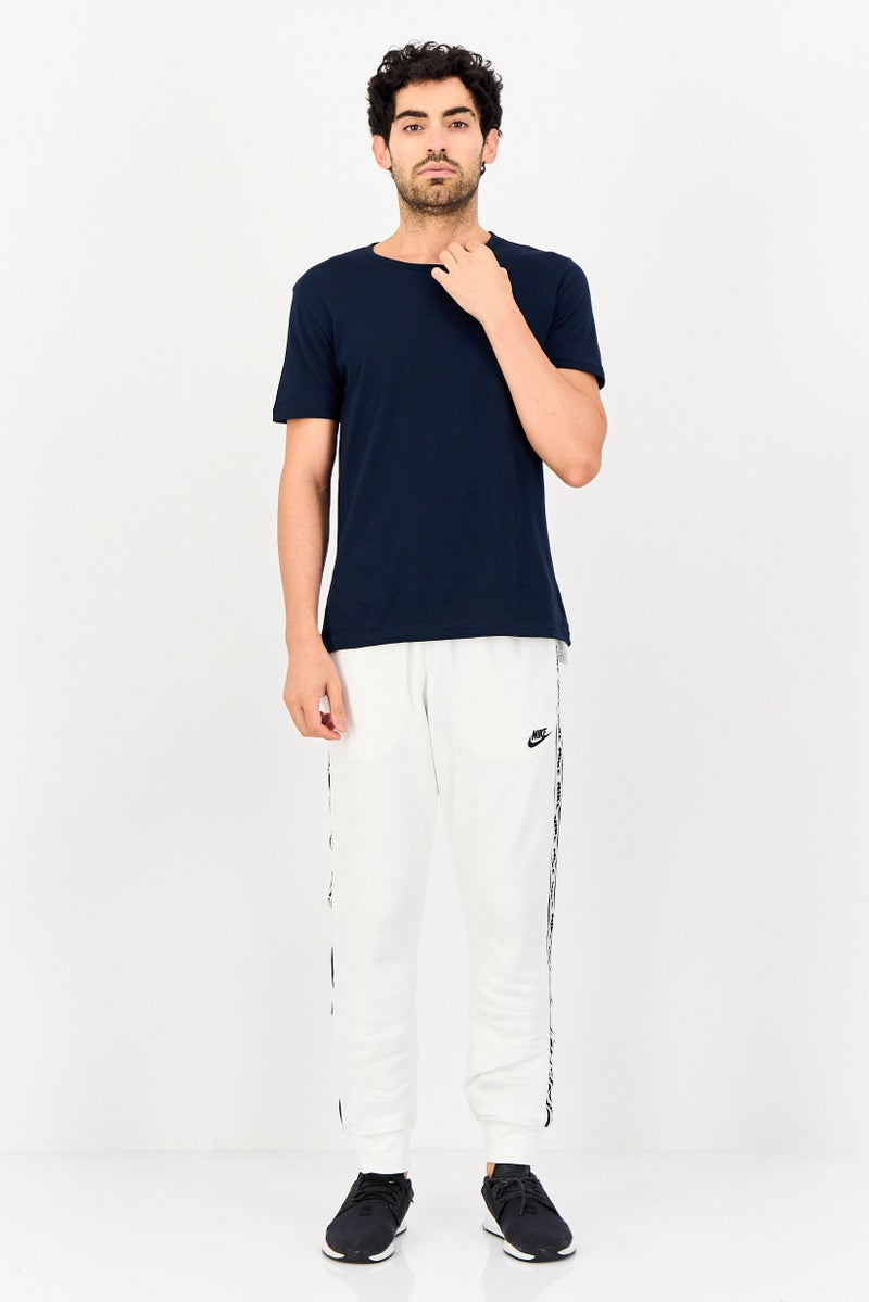 Nike Men 2 Pieces Sportswear Fit Embroidered Logo Outdoor Tracksuit, White - Image 3