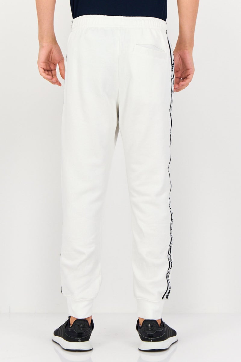 Nike Men 2 Pieces Sportswear Fit Embroidered Logo Outdoor Tracksuit, White - Image 4