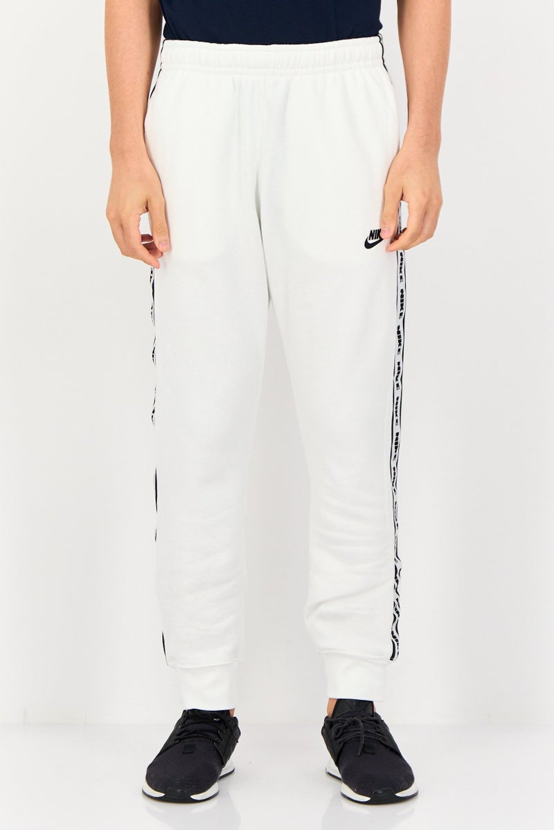 Nike Men 2 Pieces Sportswear Fit Embroidered Logo Outdoor Tracksuit, White - Image 1