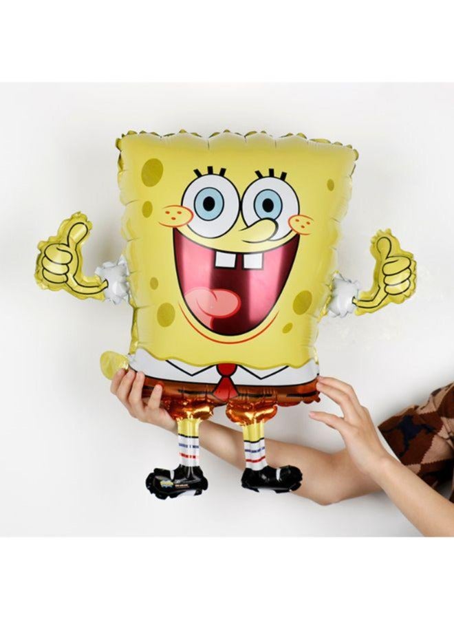 2 pc Sponge Bob Characters Ballon Set , Giant balloon for Kids Party, Birthday Double Sided Foil Balloon - Image 3
