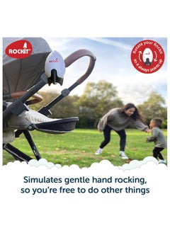 ROCKIT Portable Baby Rocker 2.0 USB Rechargeable, Portable Baby Sleep Aid Gently Rocks Any Stroller or Buggy, Adjustable Speed with 60-Minute Timer,Fits All Pushchairs & Prams to Create a Baby Bouncer  - Image 4