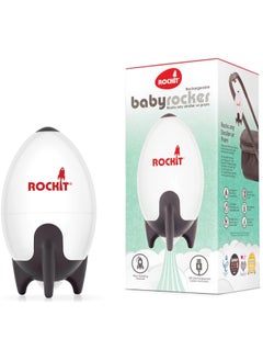 Portable Baby Rocker 2.0 USB Rechargeable, Portable Baby Sleep Aid Gently Rocks Any Stroller or Buggy, Adjustable Speed with 60-Minute Timer,Fits All Pushchairs & Prams to Create a Baby Bouncer
