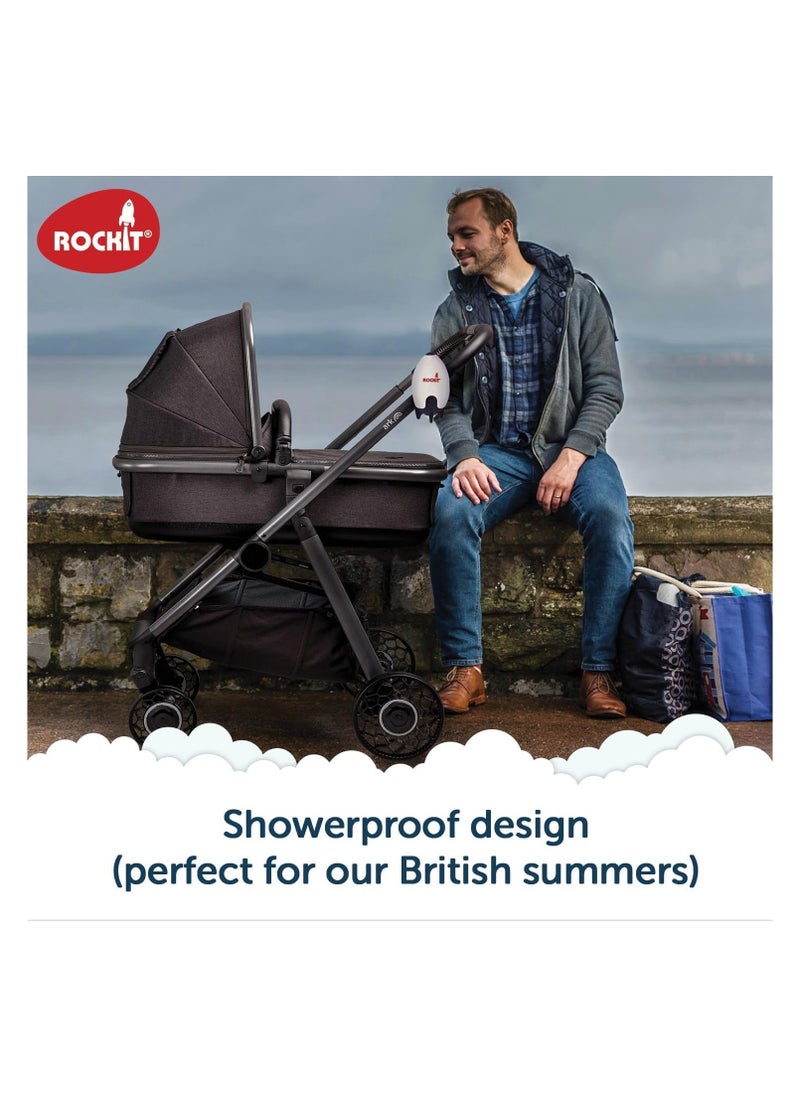 ROCKIT - Portable Baby Rocker 2.0 USB Rechargeable, Portable Baby Sleep Aid Gently Rocks Any Stroller or Buggy, Adjustable Speed with 60-Minute Timer,Fits All Pushchairs & Prams to Create a Baby Bouncer - Image 1