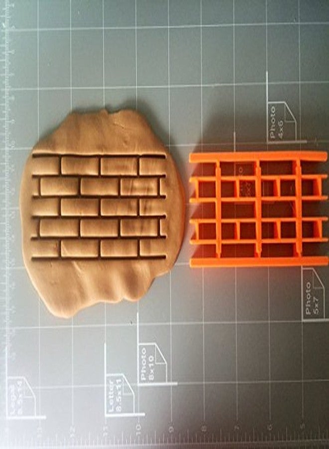Arbi Design Brick Pattern Embosser, Stamp, Cookie Cutter - Image 2