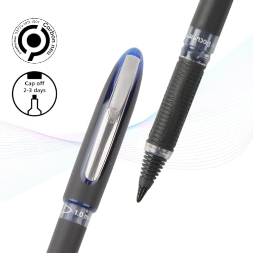 Luxor Schneider, One Sign Roller Ball Pen - Blue, 1.0 mm, 2000 mtrs writing length, Waterproof Ink, Consistent ink flow, Ideal for Professionals & Office essential - Image 3