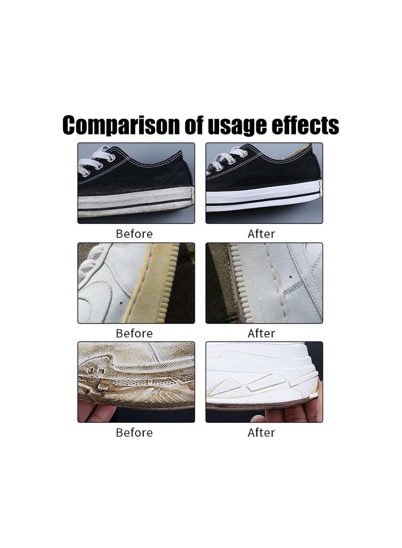 SYOSI Shoe Cleaner Gel, White Shoe Cleaner, Sneaker Removing Gel with Shoe Polish, Shoe Cleaner Kit With Tool, Sneaker Cleaning Gel for White Shoes, Boots, Outdoor Shoes, Sports Shoes, hiking shoes - Image 3