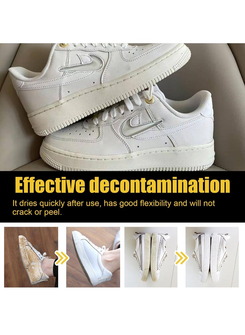 SYOSI Shoe Cleaner Gel, White Shoe Cleaner, Sneaker Removing Gel with Shoe Polish, Shoe Cleaner Kit With Tool, Sneaker Cleaning Gel for White Shoes, Boots, Outdoor Shoes, Sports Shoes, hiking shoes - Image 4