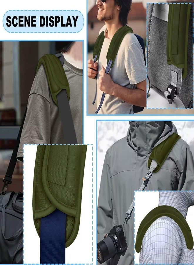 ZINZ 2-Pack Universal Shoulder Pad with Ultra Thick Cushion for Bag Luggage Bag Crossbody, Plus Long & Anti-Slip & Breathable,Army Green - Image 5