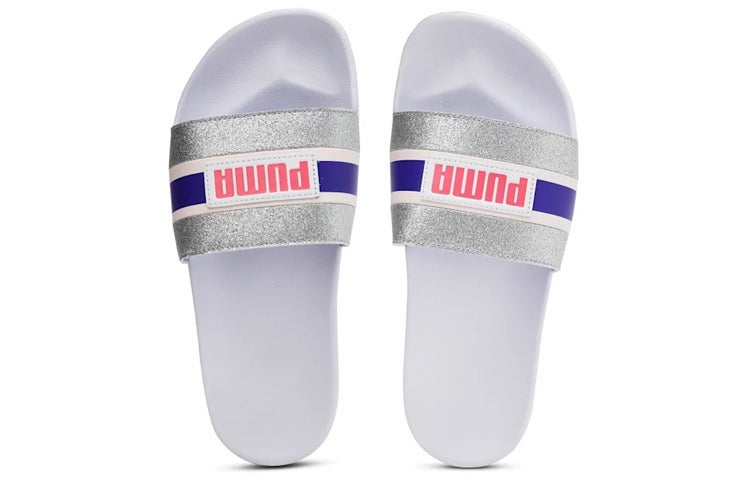 PUMA (WMNS) PUMA Leadcat FTR Slides '90s Pop - Glittered White' - Image 3