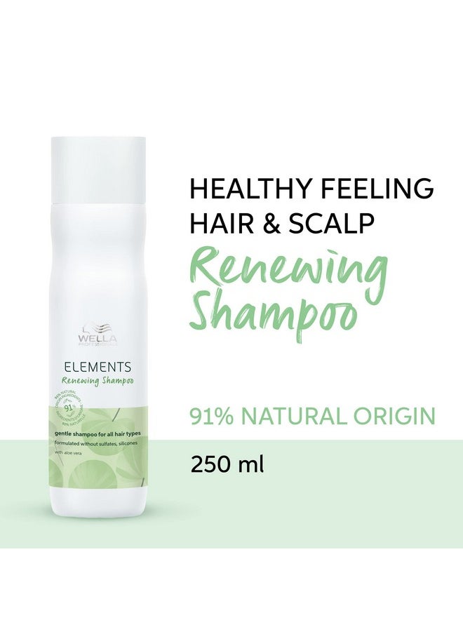 Wella Professionals Elements Sulfate Free Renewing Shampoo, 250Ml  - Image 1