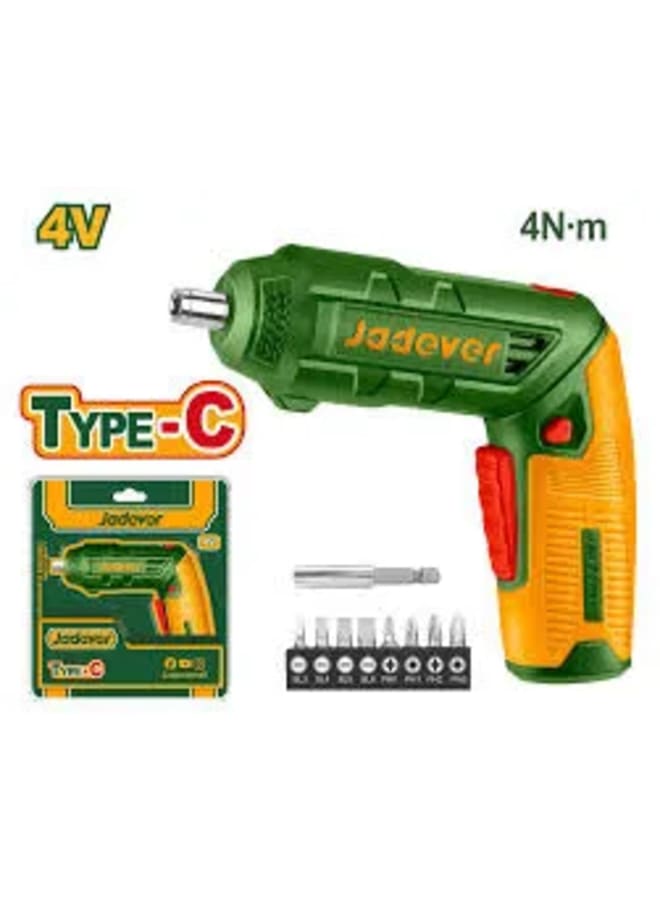 Jadever 4V Cordless Screwdriver - Image 1
