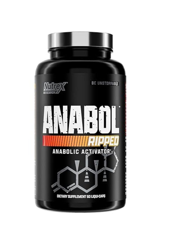 Nutrex Research نوتريكس ريبيد 60 كبسولة سائلة - لبناء العضلات، فقدان الدهون، القوة والكتلة العضلية الخالية