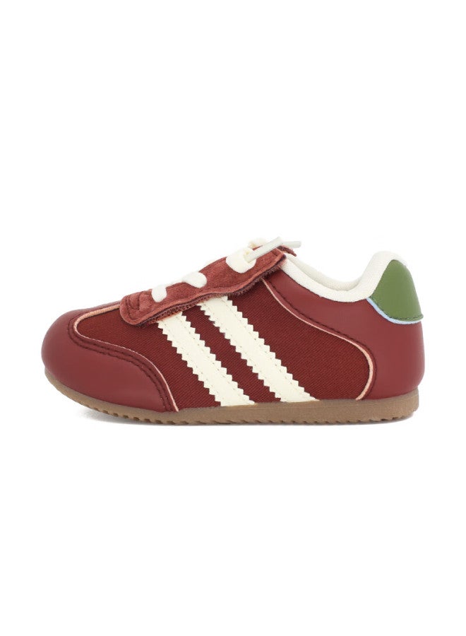 Topstar Kids Running Shoes Spring New Casual Outdoor Boys Non-slip Girls German Training Antibacterial Sneakers Red Size 25 - Image 1