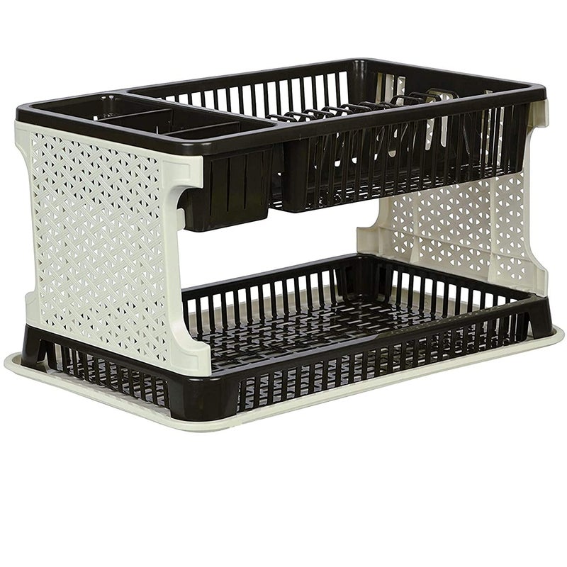 VATTU Plastic Kitchen Organizer Rack with Water Storing Tray - Image 1