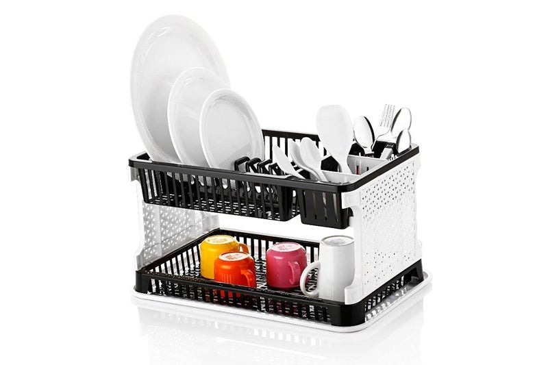 VATTU Plastic Kitchen Organizer Rack with Water Storing Tray - Image 5