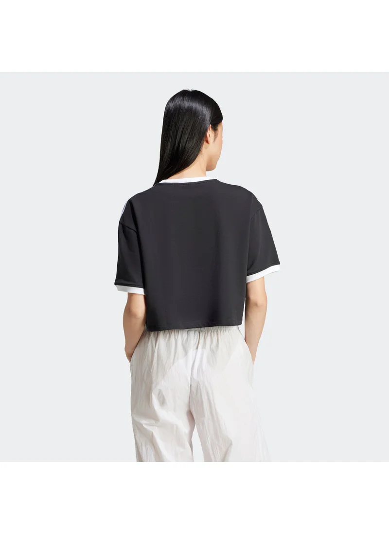 Adidas adidas 3S LOOSE CROP T Black Originals Women T-SHIRTS