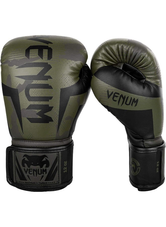 VENUM قفازات الملاكمة إيليت - كاكي/مموه، 16 أونصة  - Image 1