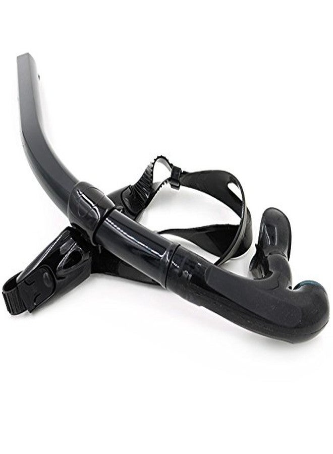 SAEKO SAEKO Polycarbonate Snorkel for Water Sports Scuba Sports Swimming Training Equipment in Pool and Open Water for Adult and Youth (Black Color) - Image 2