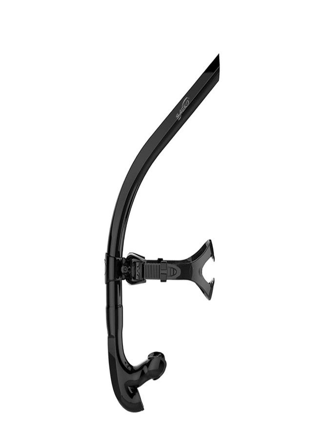 SAEKO SAEKO Polycarbonate Snorkel for Water Sports Scuba Sports Swimming Training Equipment in Pool and Open Water for Adult and Youth (Black Color) - Image 1