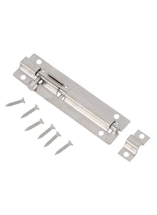 Sliding Latch Lock - 5inch, Matt - Barrel Bolt Latch with Screws, Pre-Drilled Holes, Smooth Sliding Mechanism - Ideal for Securing Doors, Gates, Cabinets, Sheds, Fences, and Storage Areas - pzsku/ZA743CA010E1BB9CA64CEZ/45/_/1738486178/f2a5f5aa-97b4-44ed-90a3-7d33863af7b1