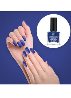 REBELLION Rebellion Color Perfection Nail Enamel 12ml Blue Cloud Nine RG35  - Image 3