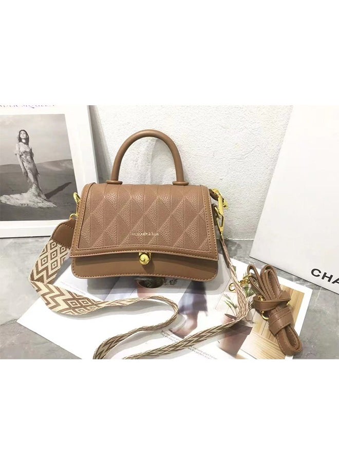 JCB CHIC New Fashion Sling Shoulder Bag Trend PU Leather Leisure Stylish Crossbody Bags,New Exquisite High Quality Hot Selling Fashion New Designed Commuter Bag(553 coffee )  - Image 1