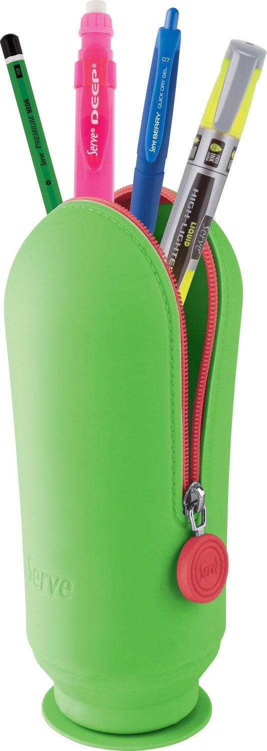 Serve Hoop Vacuum Pencil Case - Green  - Image 4