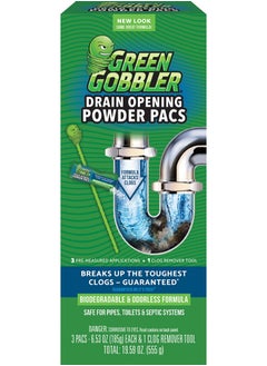GREEN GOBBLER Drain Opening Power Pacs 555G  - Image 1