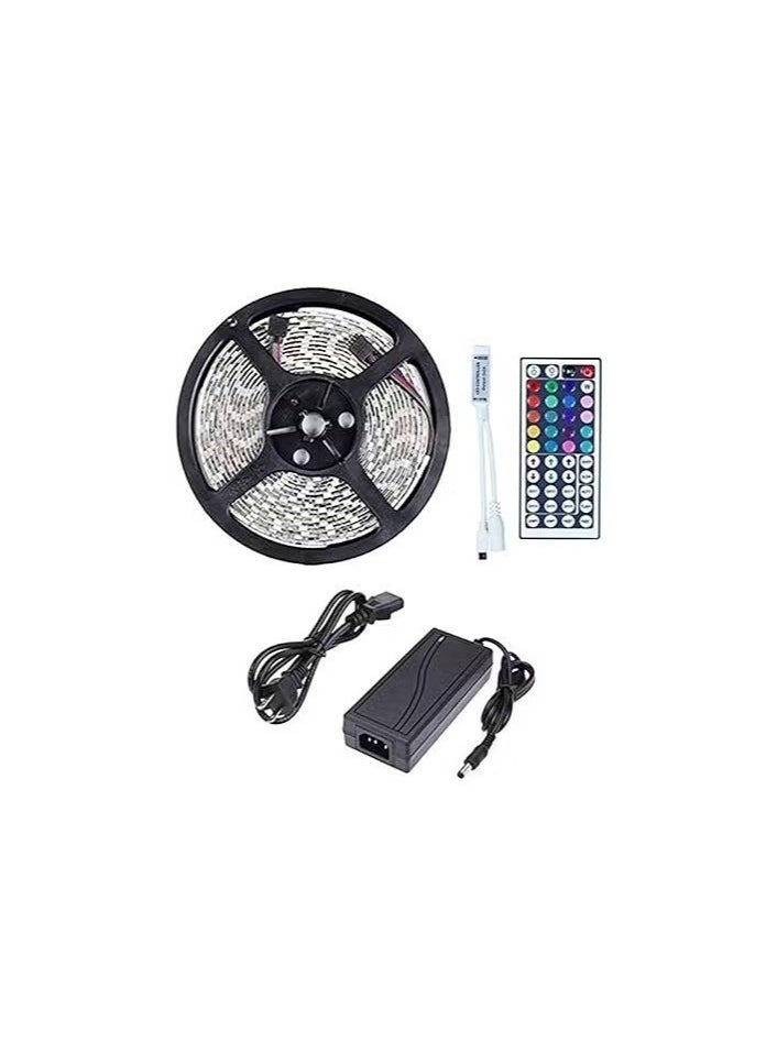 RGB Flexible LED Light Strip With Remote Control Multicolour 5 meter