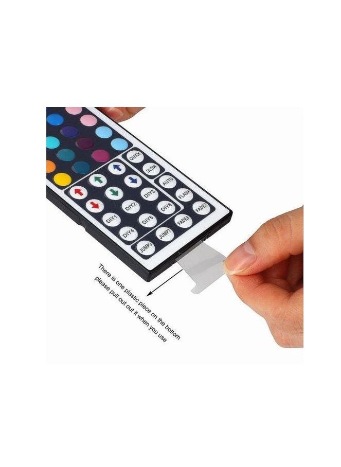 RGB Flexible LED Light Strip With Remote Control Multicolour 5 meter