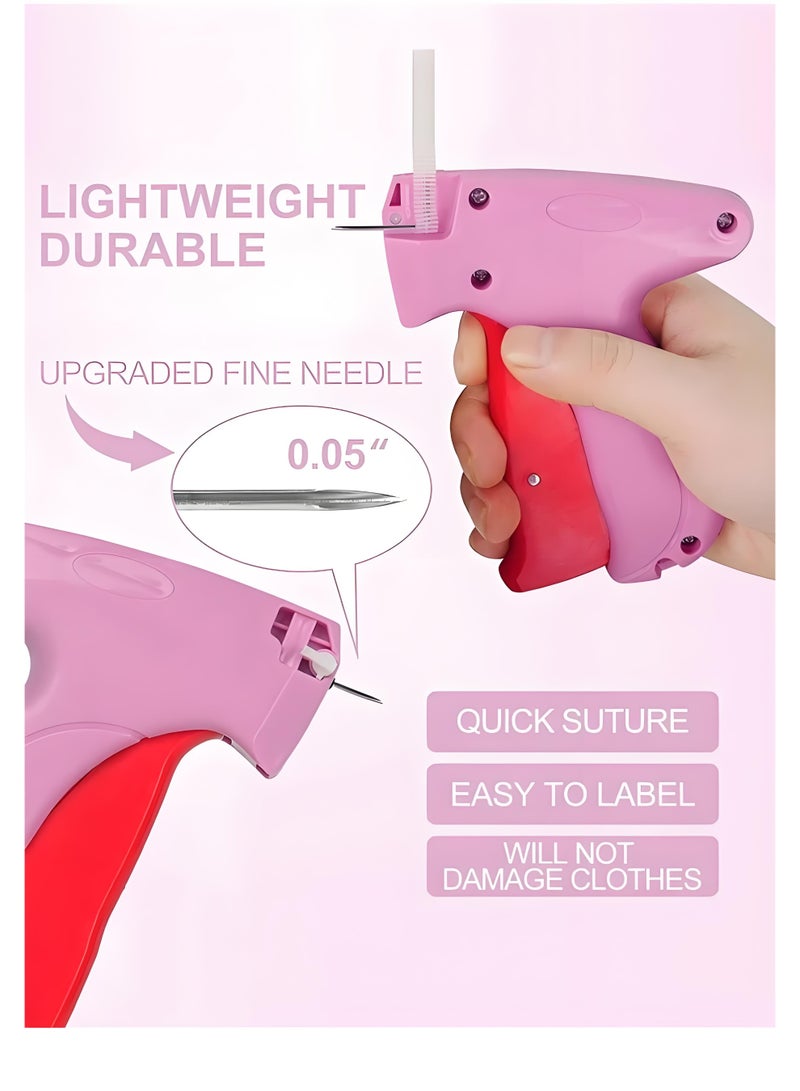 Lee Yon Tagging Gun for Clothing, Fine Stitch Mini Stitch Gun for Clothes, Quick Clothing Fixer, Hemming Sewing Tool Kit, Includes 1000 Fasteners, Great for Garment Repair ​(Pink) - Image 4