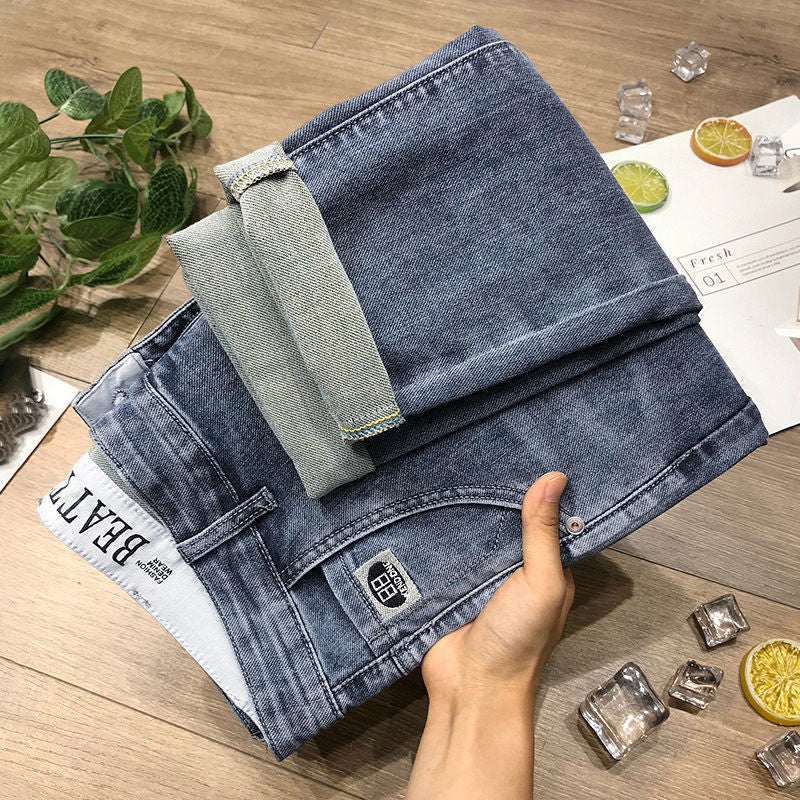 Unisex Classic Denim Jeans Loose Fit Daily Outdoor Wear - Image 2