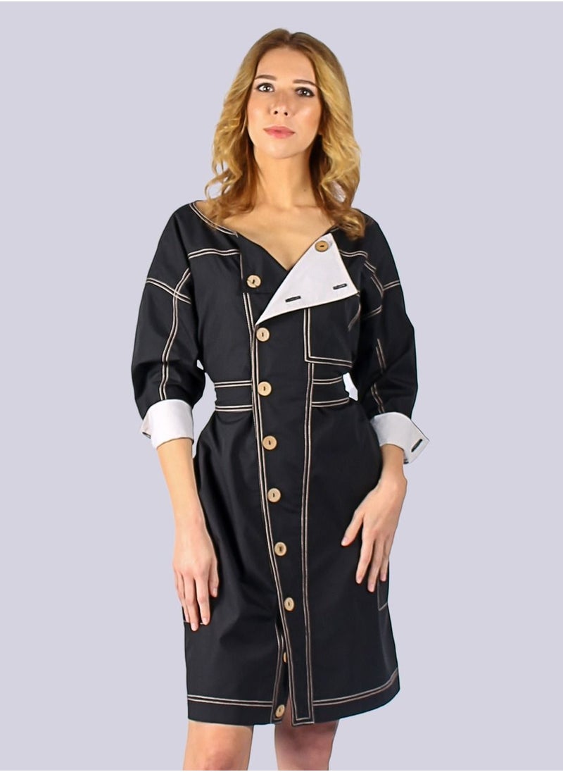 NIVA FASHION HOUSE - Berlin - Short Jacket Style Dress - Image 1