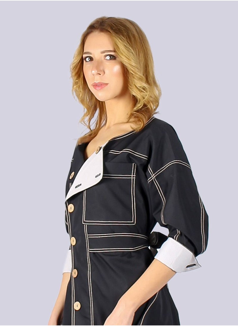 NIVA FASHION HOUSE - Berlin - Short Jacket Style Dress - Image 1