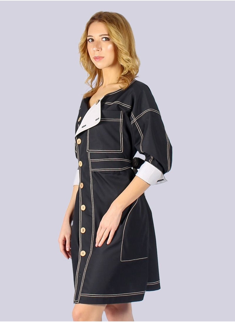 NIVA FASHION HOUSE - Berlin - Short Jacket Style Dress - Image 1
