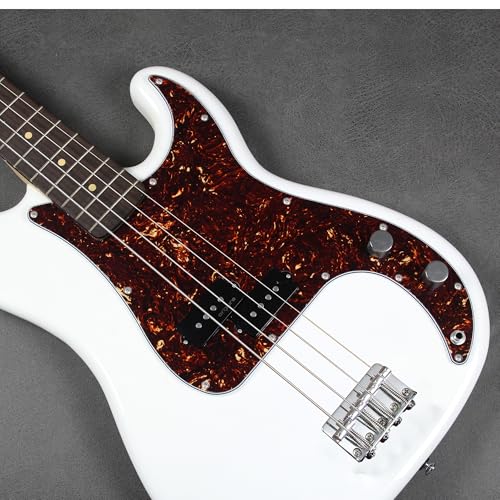 FLEOR 13 Hole P Bass Pickguard Guitar Scratch Plate Pick Guard for 4 String USA/Mexican Standard P Bass Style, 4Ply Brown Tortoise Shell - Image 5