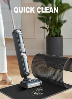 Oasisgalore Cat Litter Box Filter Waterproof Oversized EVA Double Pet Litter Mat Black 55*57cm  - Image 4