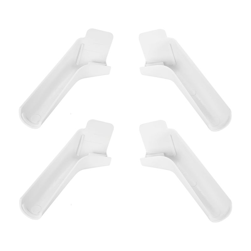 RecPro B&B Moulders Recpro 4 Rv Rain Gutter Spout Long Version Left And Right White | Made In America - Image 1
