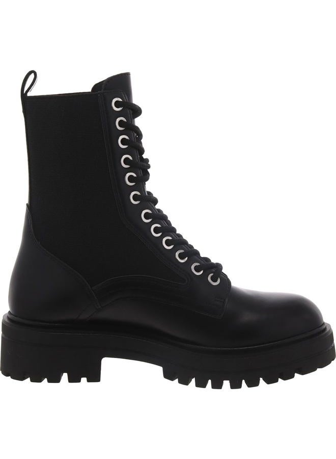 STEVE MADDEN حذاء كيني القتالي للنساء، أسود، 38-39 EU - Image 3