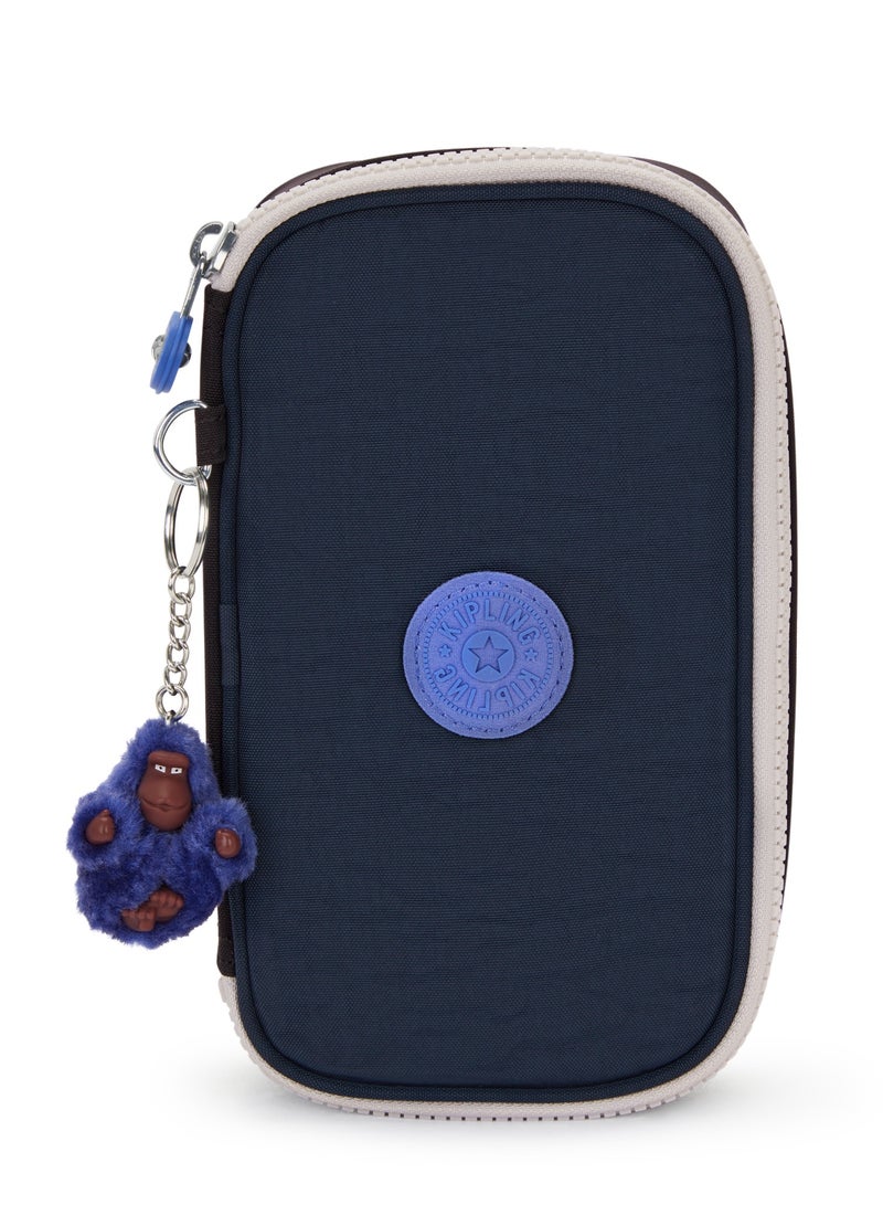 kipling 50 Pens Kids Medium Pencase holds 50 pens - True Block (Mixed Colors) - Image 1