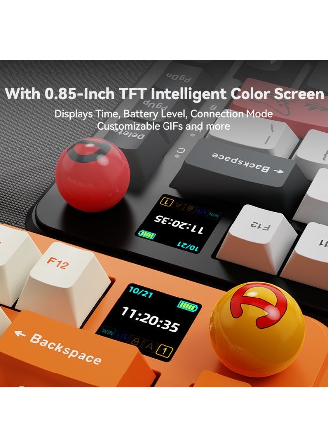 إيه جاز AJAZZ AK820 MAX HE تأثير قاعة لوحة المفاتيح الألعاب المغناطيسية ، التشغيل القابل للتعديل ، معدل الاستطلاع 8 كيلو هرتز ، لوحة المفاتيح السريعة السلكية ، طوق كريمي ، إضاءة خلفية RGB ، NKRO للفوز / ماك - Image 5